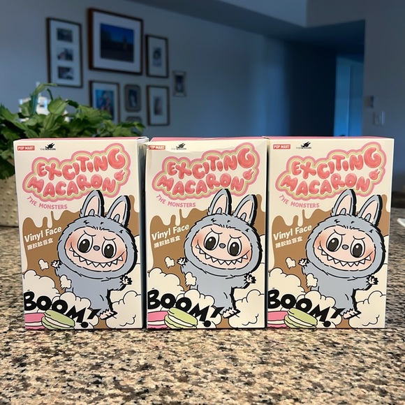 Authentic POP MART Exciting Macaron The Monsters Vinyl Face Blind Box - Picture 12 of 15